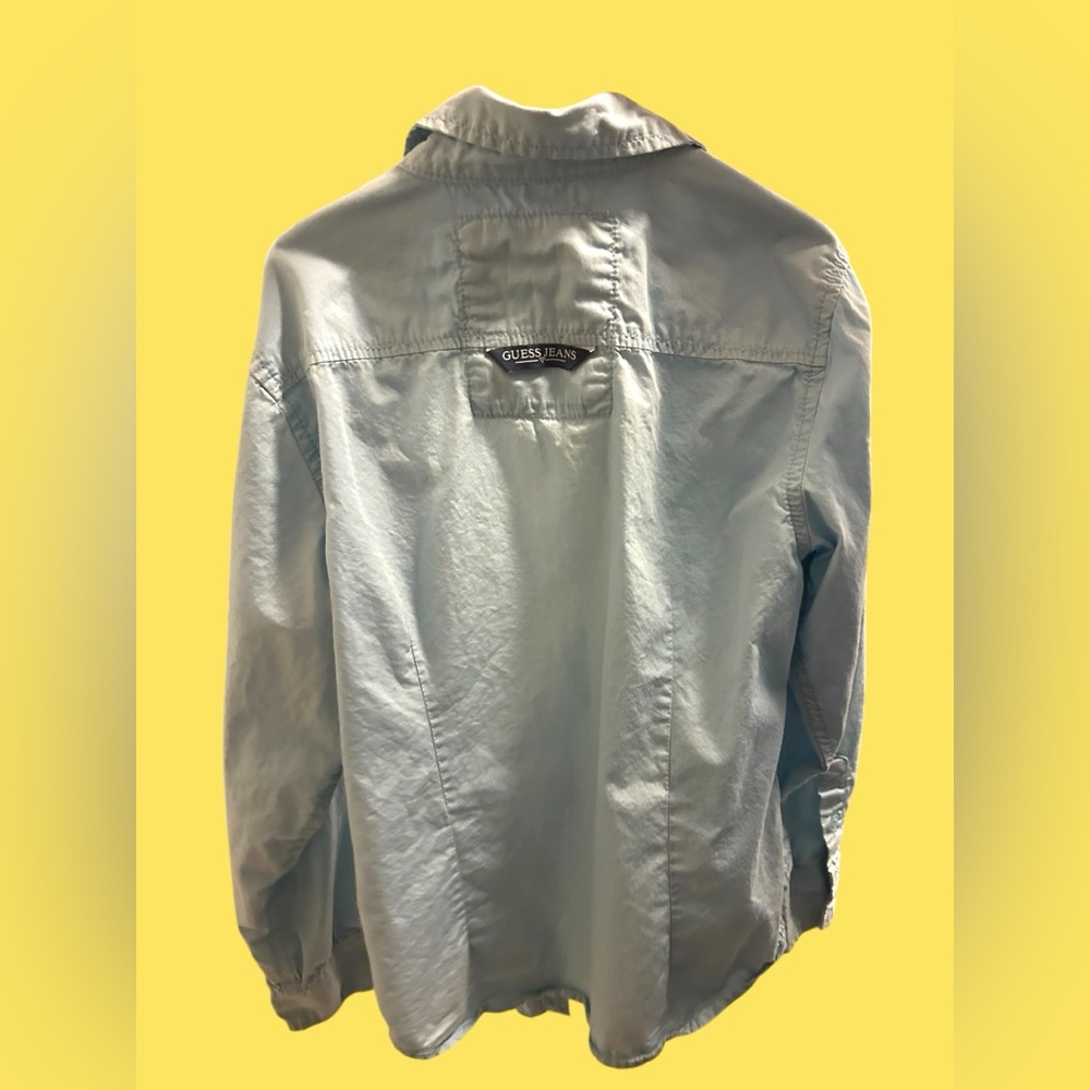 Guess Light Blue Casual Jacket